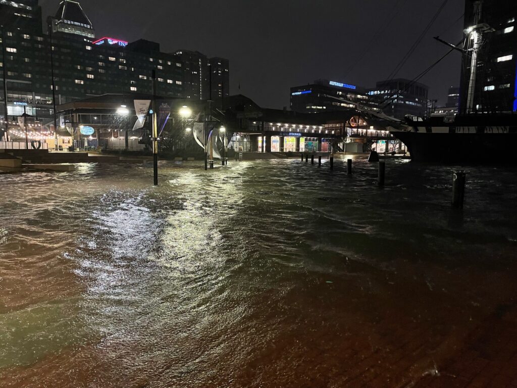a body of water with buildings along it (MyCoast AI)