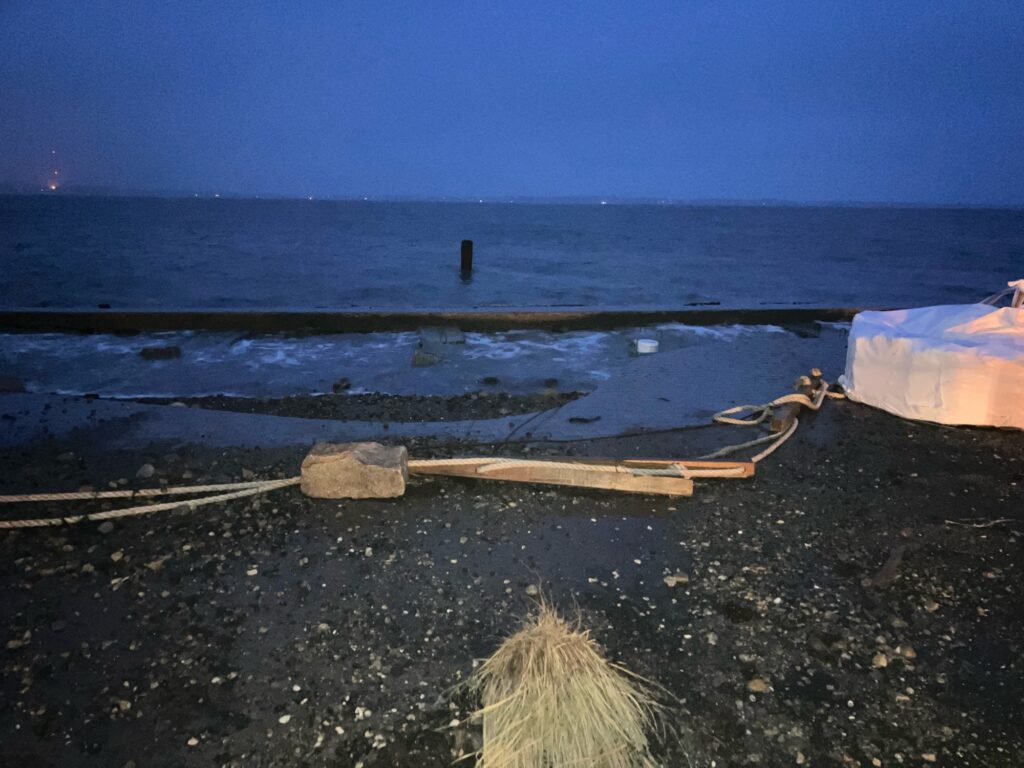 a rope on a beach (MyCoast AI)