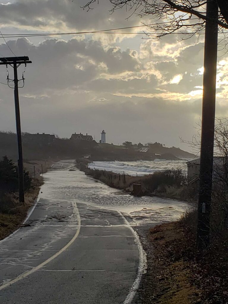 a road with snow on the side (MyCoast AI)