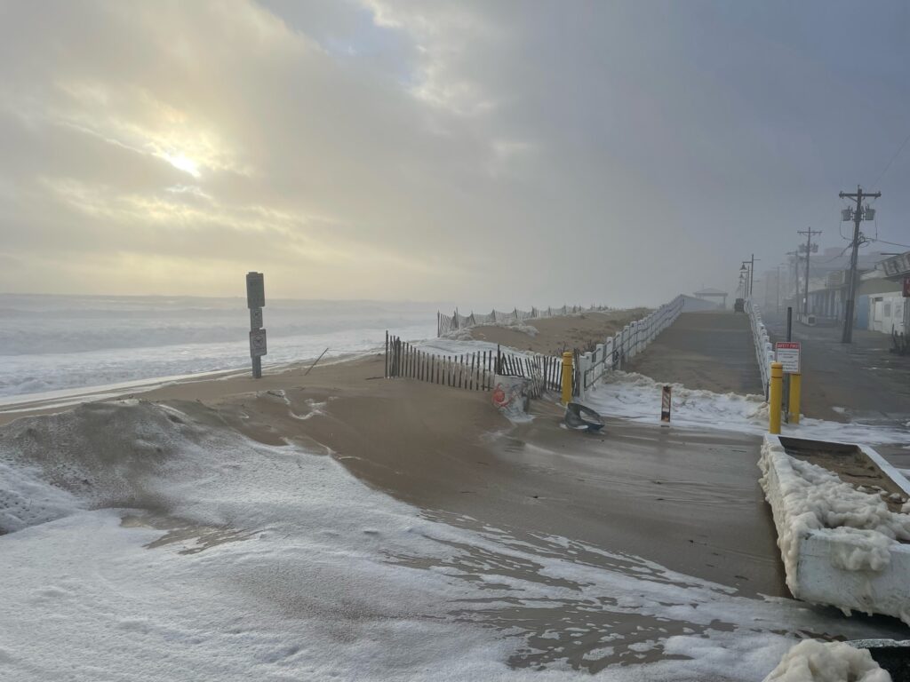 a road with snow on the side (MyCoast AI)