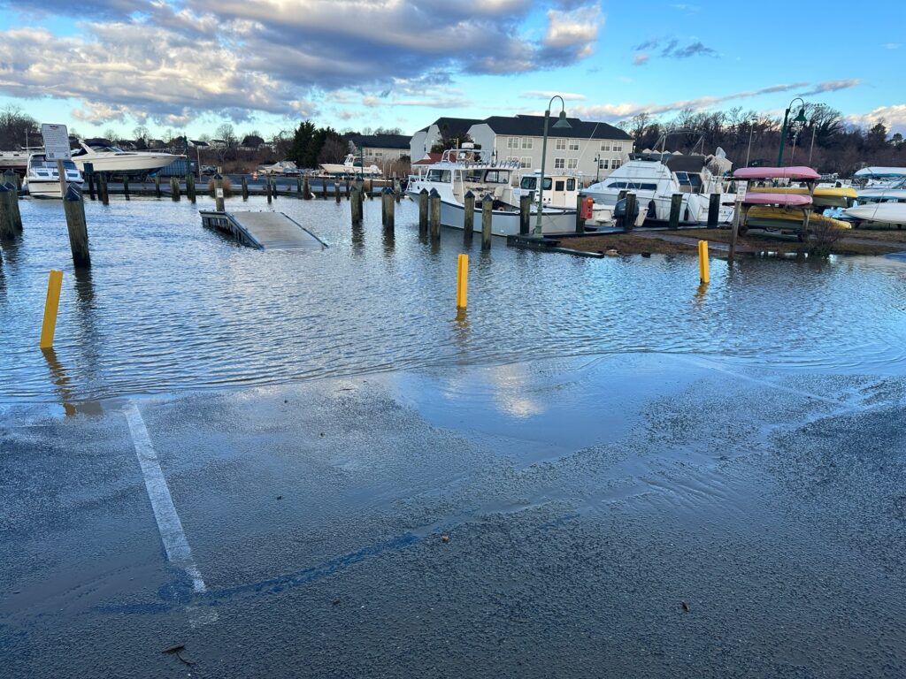 boats docked at a pier (MyCoast AI)
