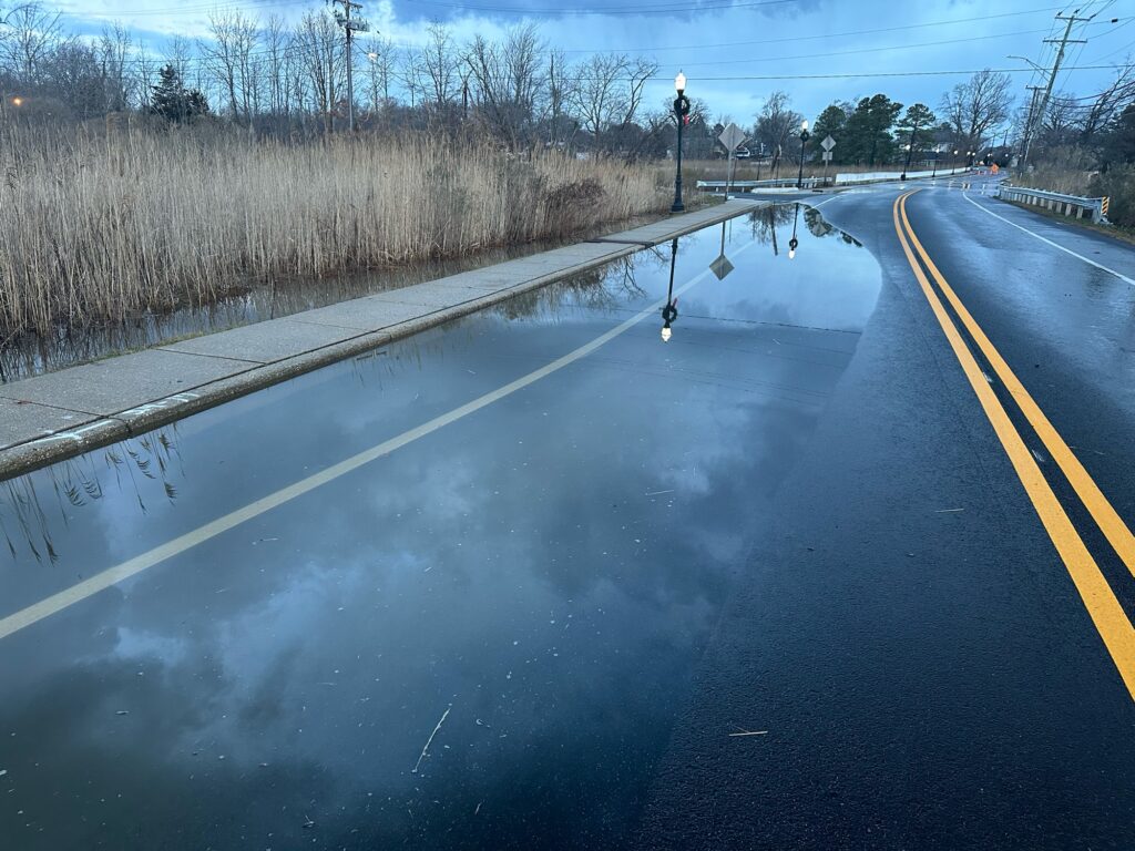 a road with water on the side (MyCoast AI)