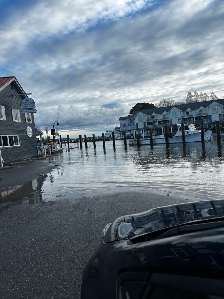 a car parked on a road next to a body of water (MyCoast AI)