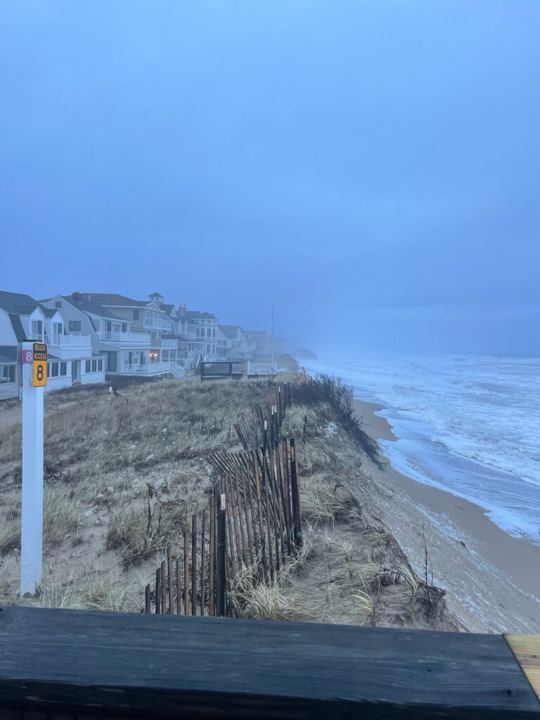 a beach with houses along it (MyCoast AI)