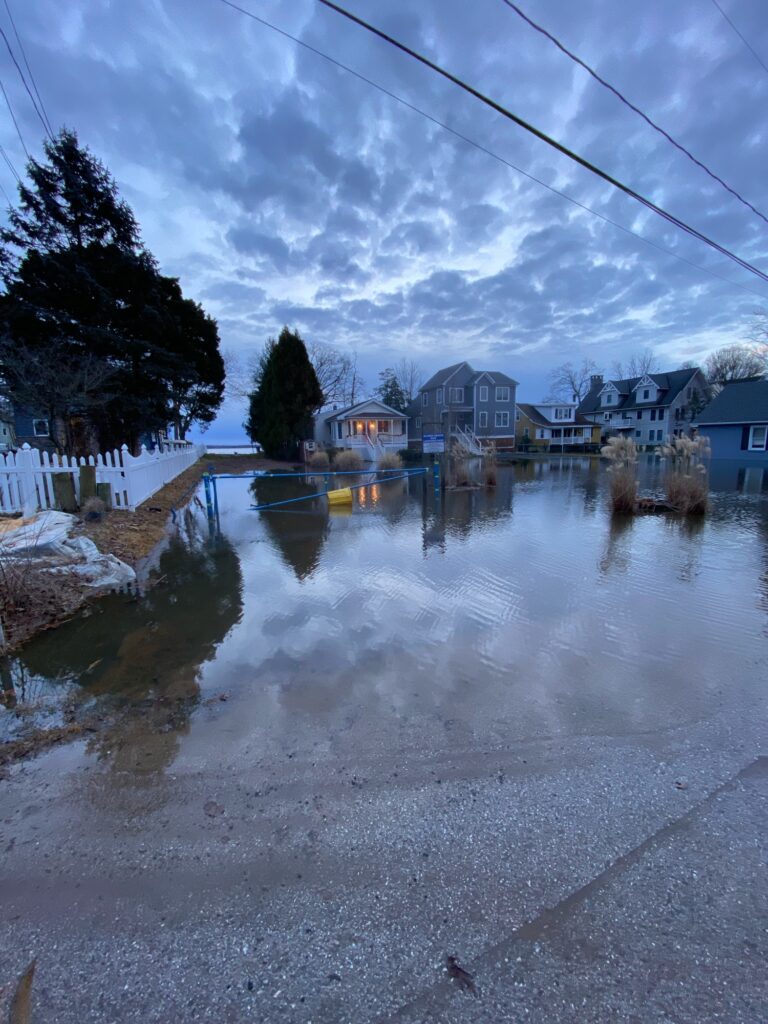 a river with houses along it (MyCoast AI)
