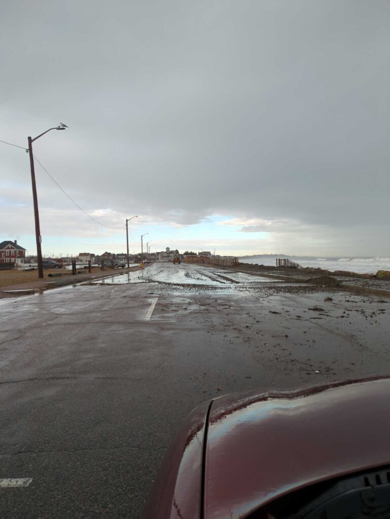 a road with snow on the side (MyCoast AI)