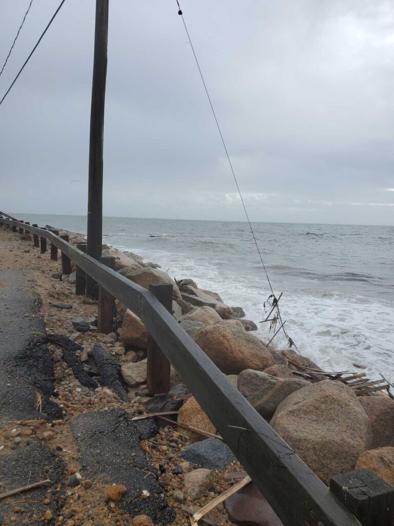 a wooden walkway over a body of water (MyCoast AI)