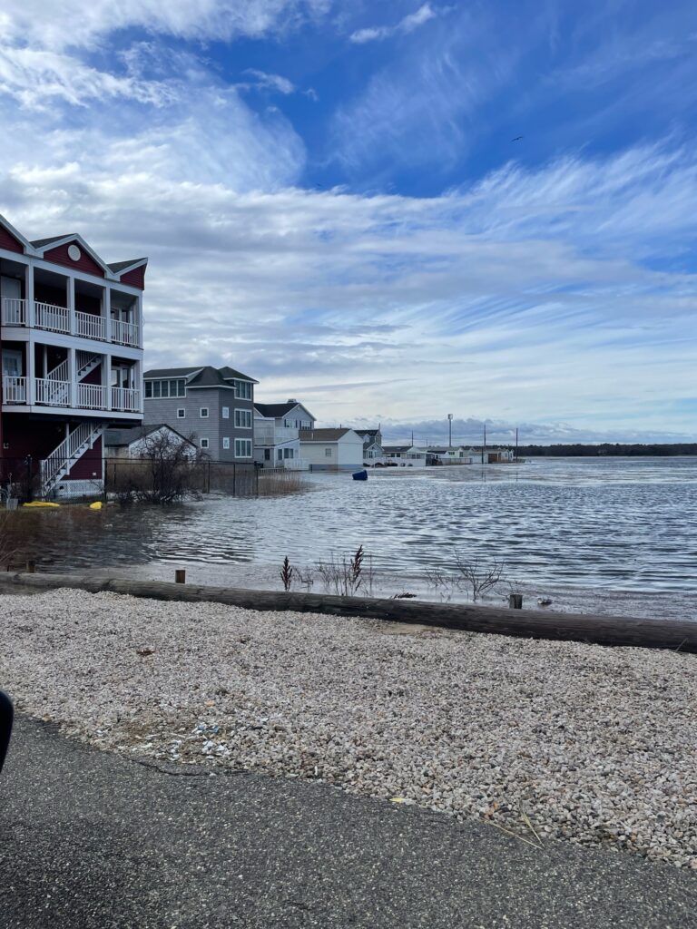 a body of water with buildings along it (MyCoast AI)