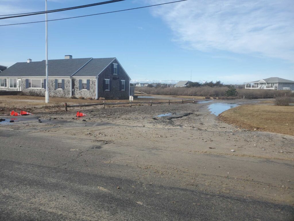 a dirt road with a house in the background (MyCoast AI)