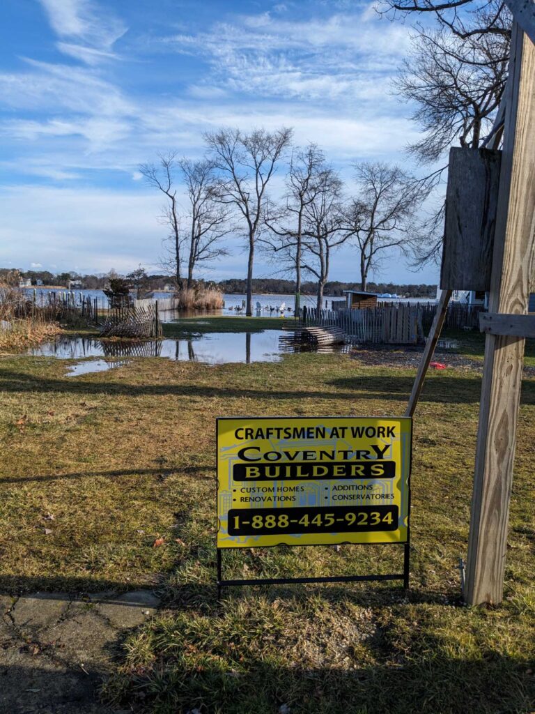 a sign in a field (MyCoast AI)