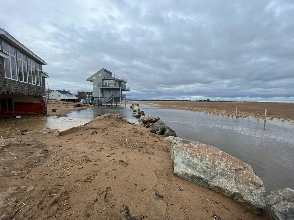 a building on a beach (MyCoast AI)