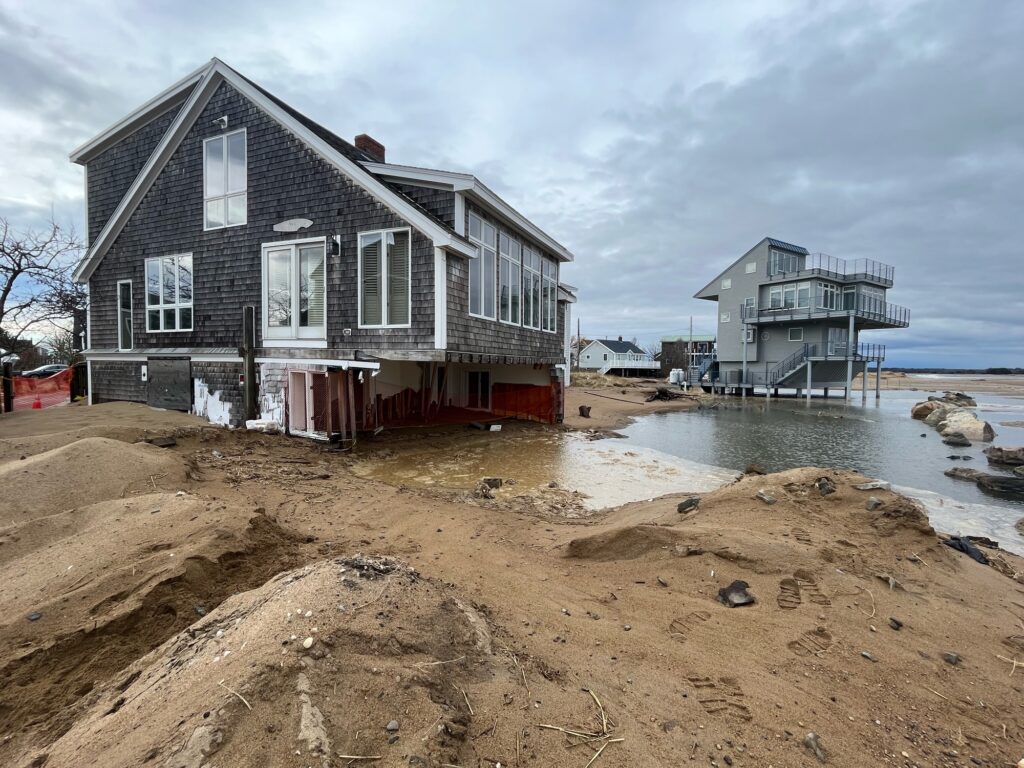 a house on a beach (MyCoast AI)