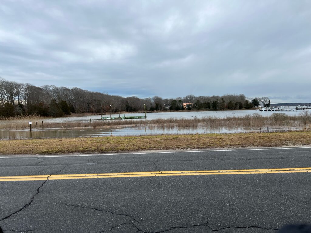 a road with water on the side (MyCoast AI)