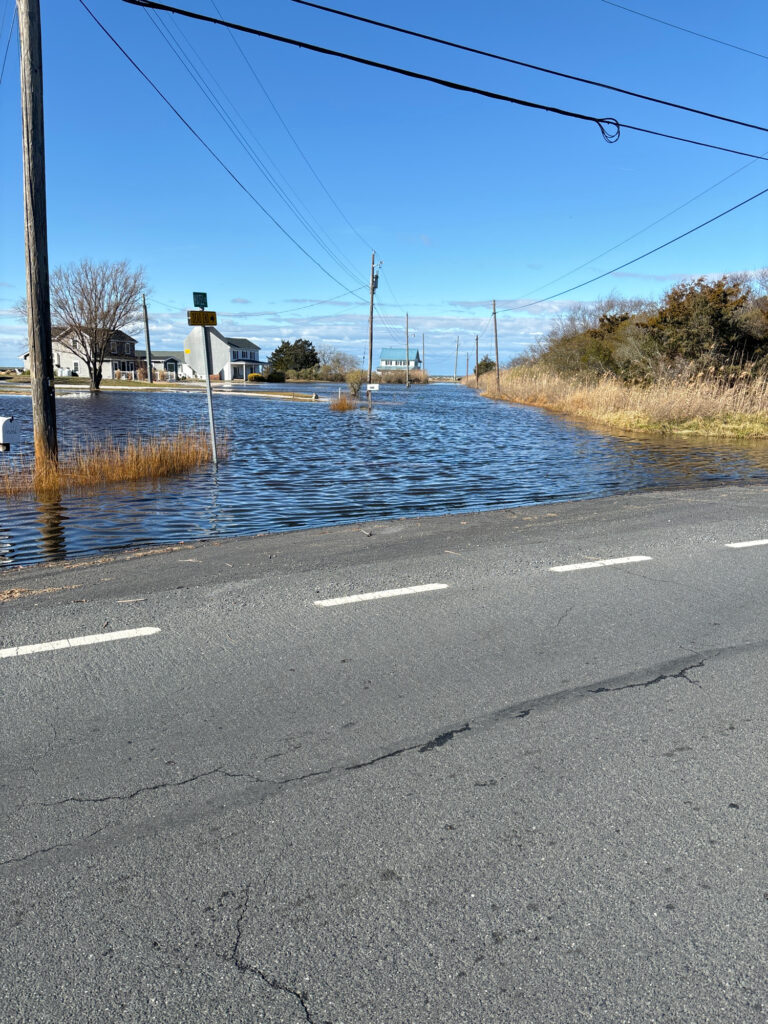 a road with water on the side (MyCoast AI)