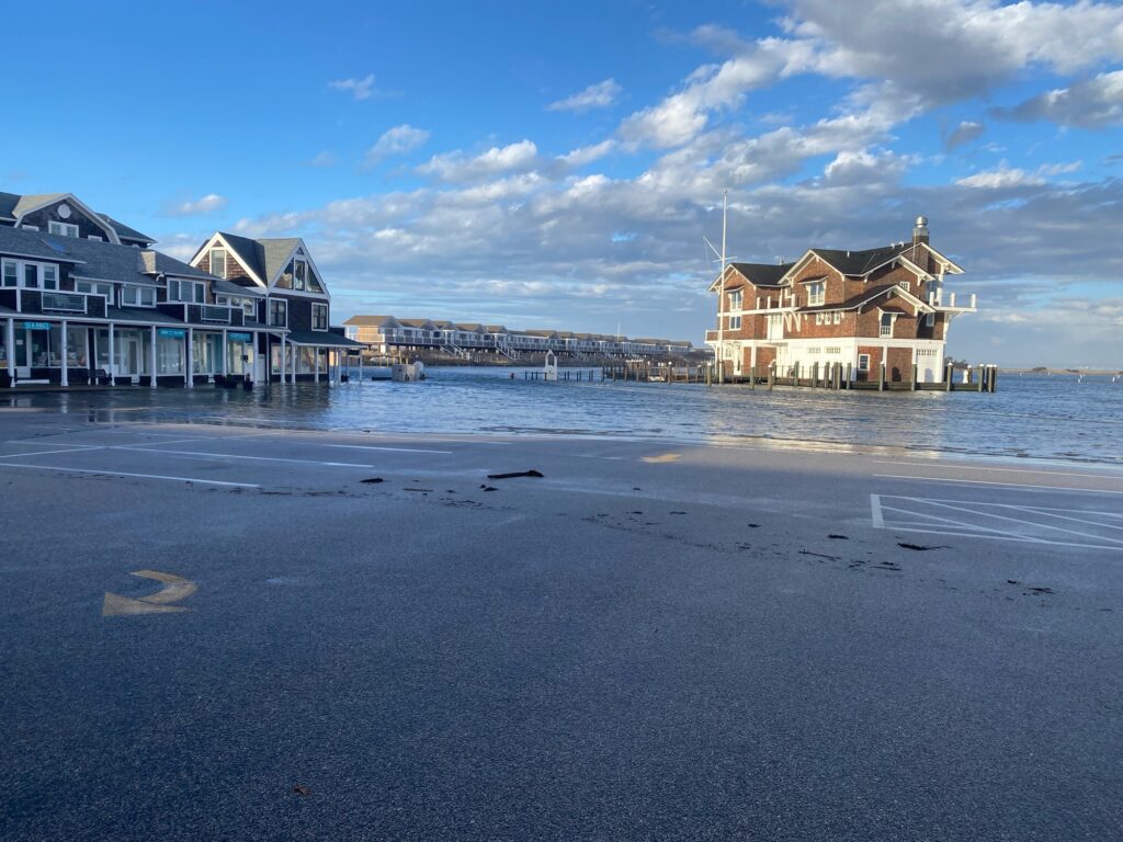 a beach with houses along it (MyCoast AI)