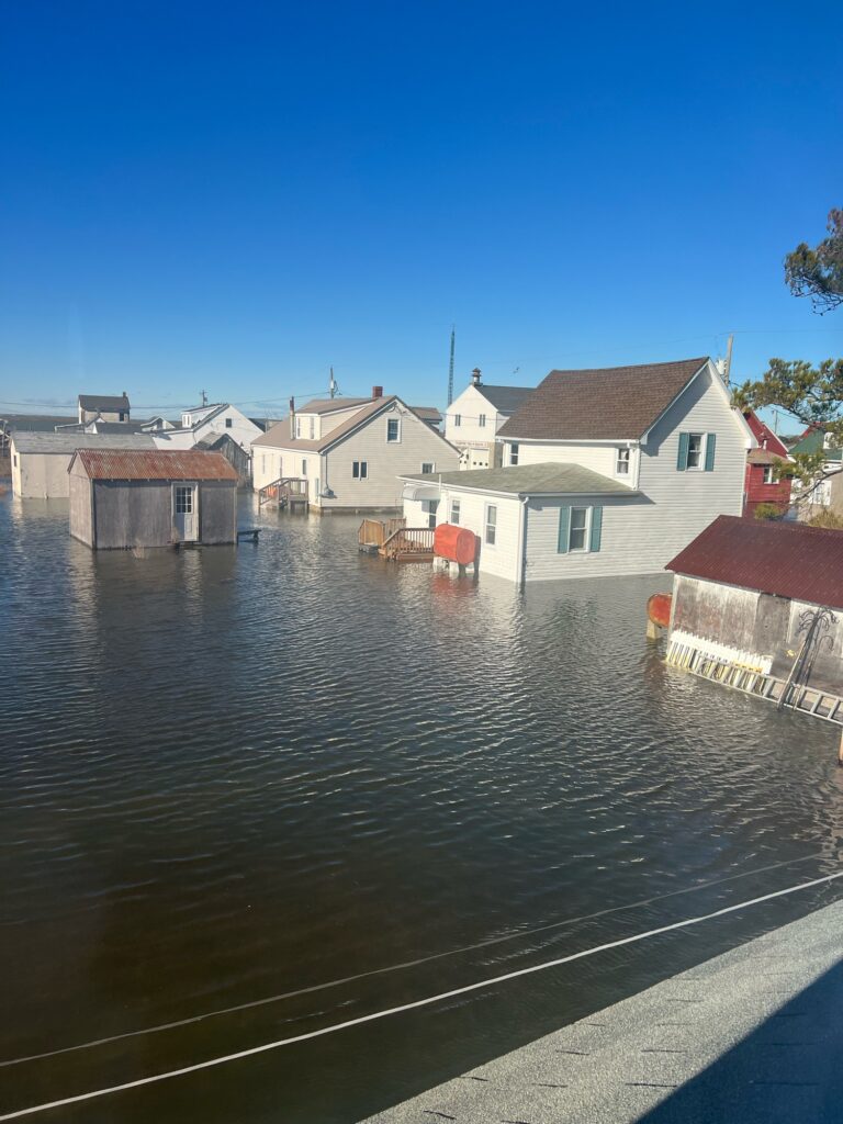 a body of water with buildings along it (MyCoast AI)