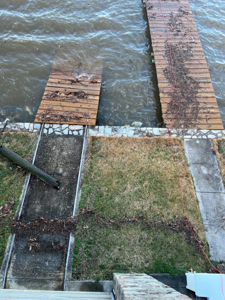 a drainage grate in a ditch (MyCoast AI)