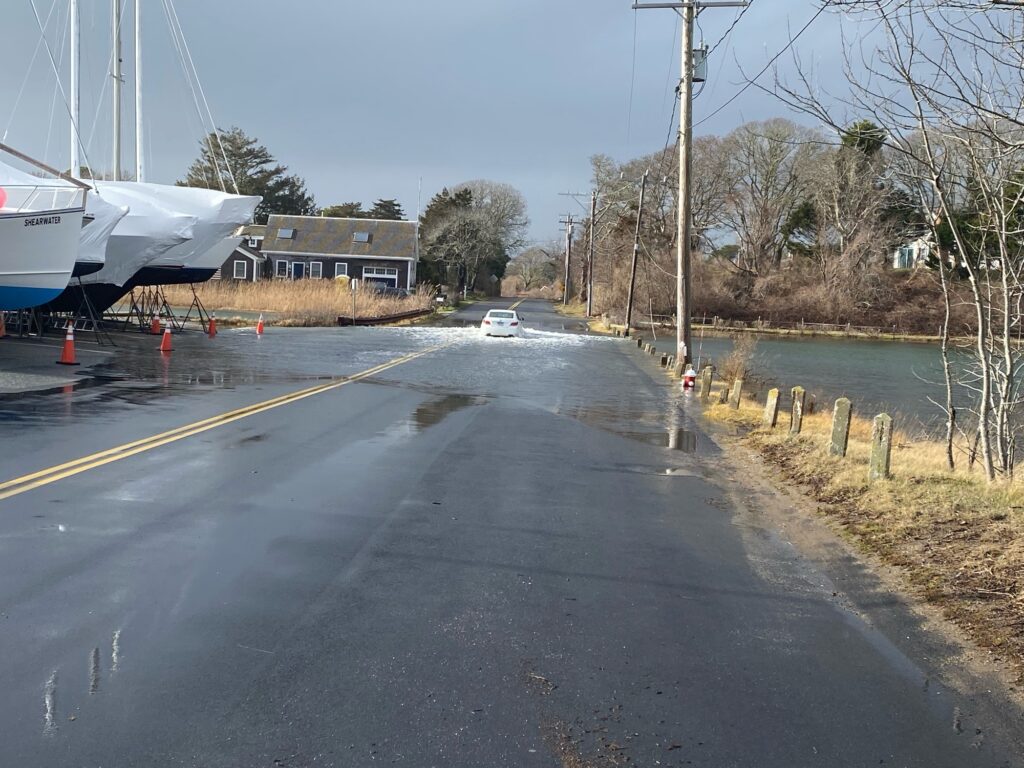 a road with a boat on it (MyCoast AI)