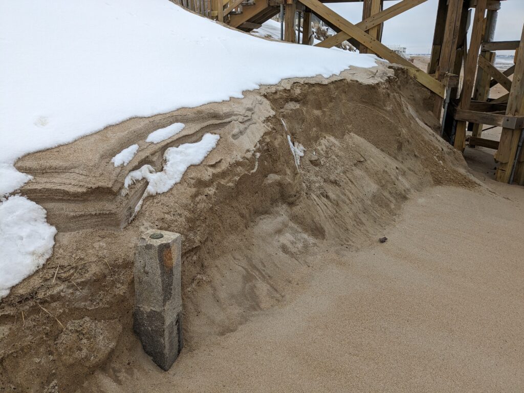 a pile of dirt (MyCoast AI)