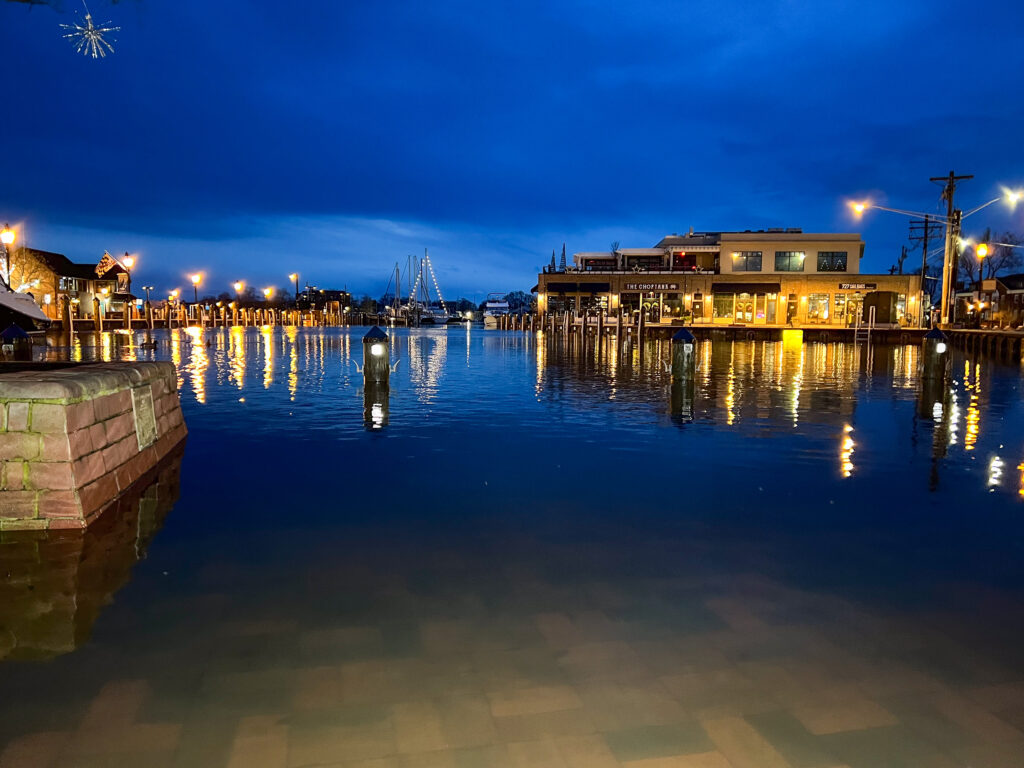 a body of water with buildings along it (MyCoast AI)