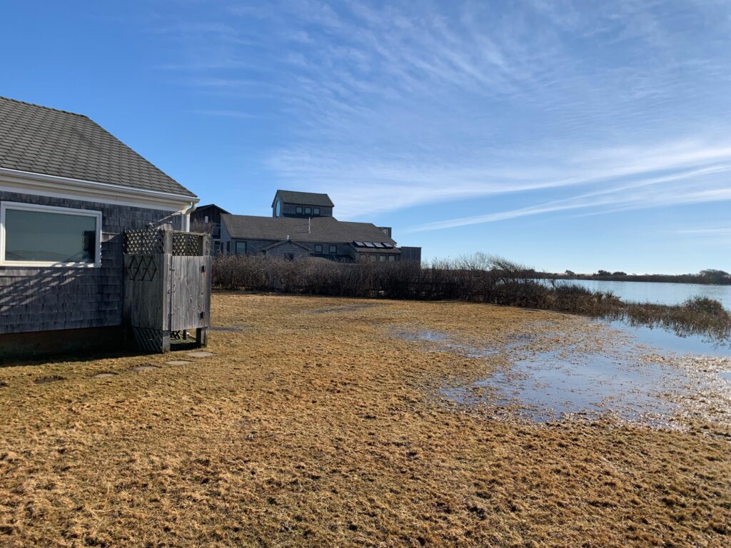 a dirt road next to a building (MyCoast AI)