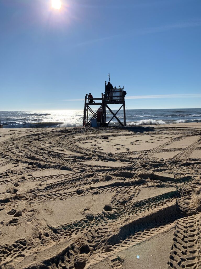 a structure on a beach (MyCoast AI)