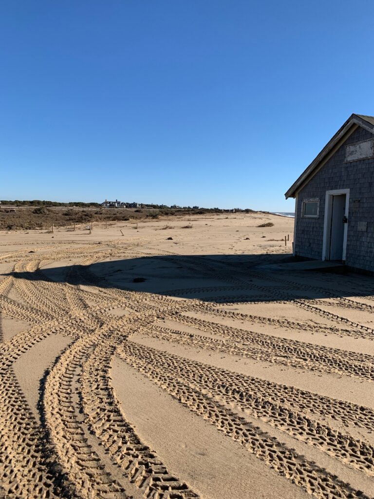 a building in a sandy area (MyCoast AI)
