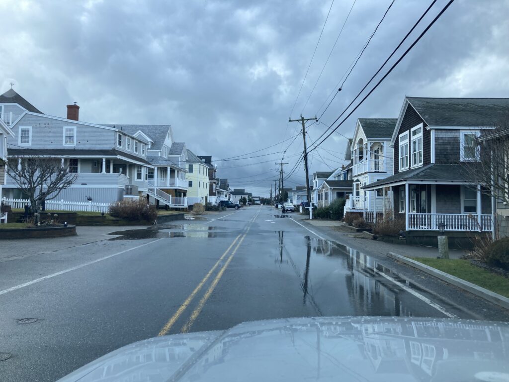 a road with houses along it (MyCoast AI)