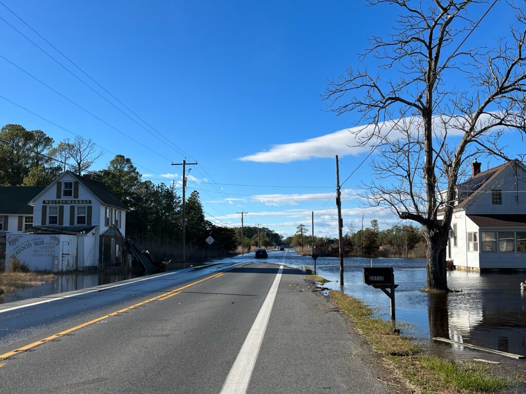 a road with water on the side (MyCoast AI)