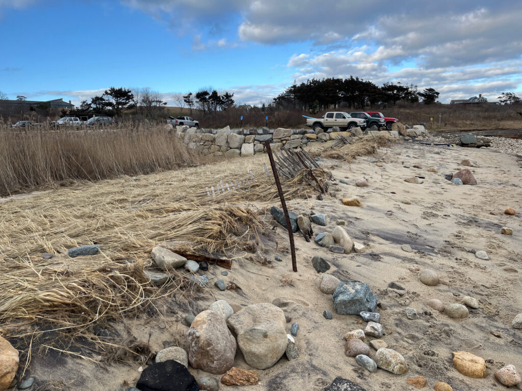 a rocky area with cars in the background (MyCoast AI)