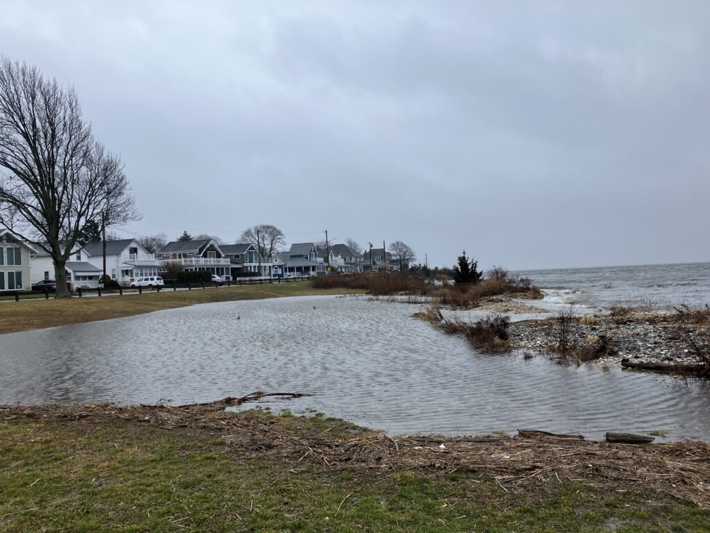 a body of water with houses along it (MyCoast AI)