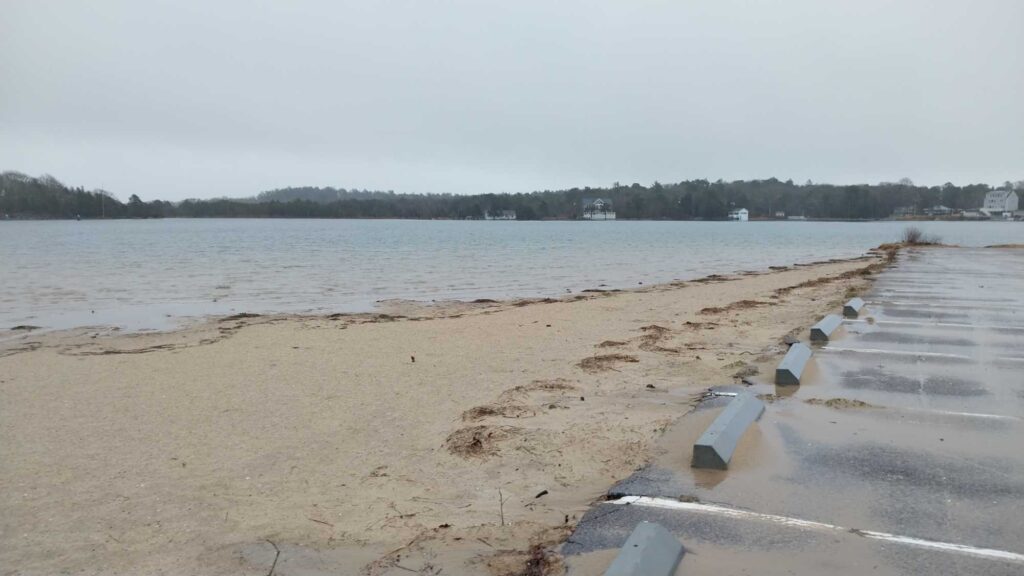 a beach with a body of water (MyCoast AI)