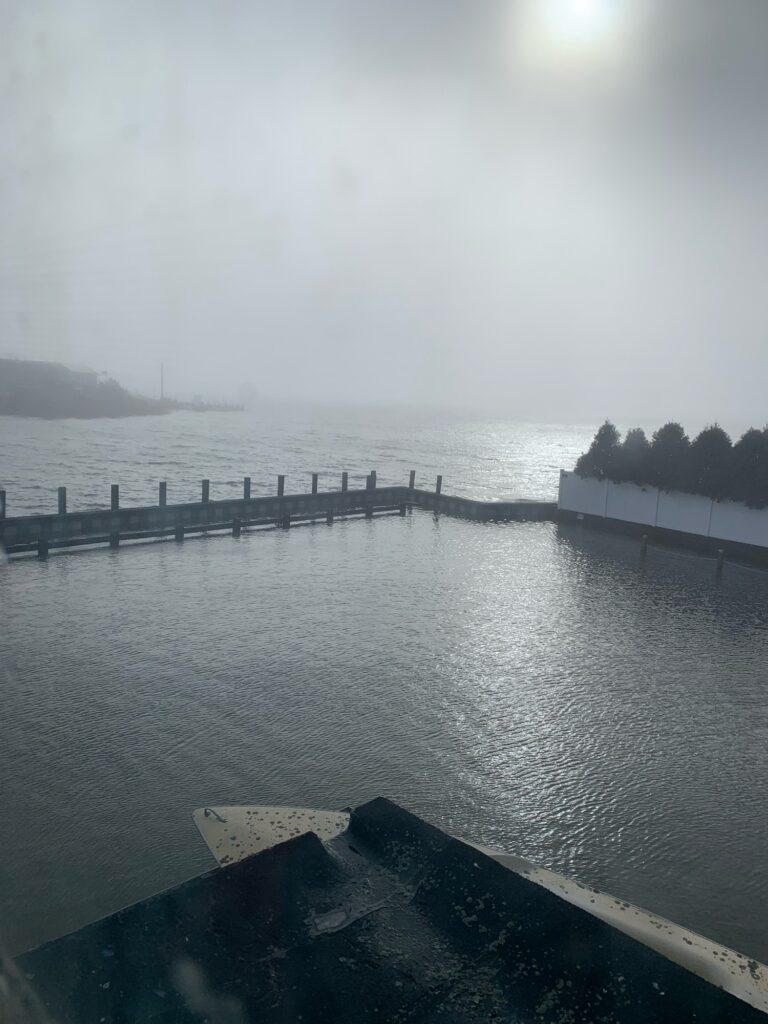 a dock over a body of water (MyCoast AI)
