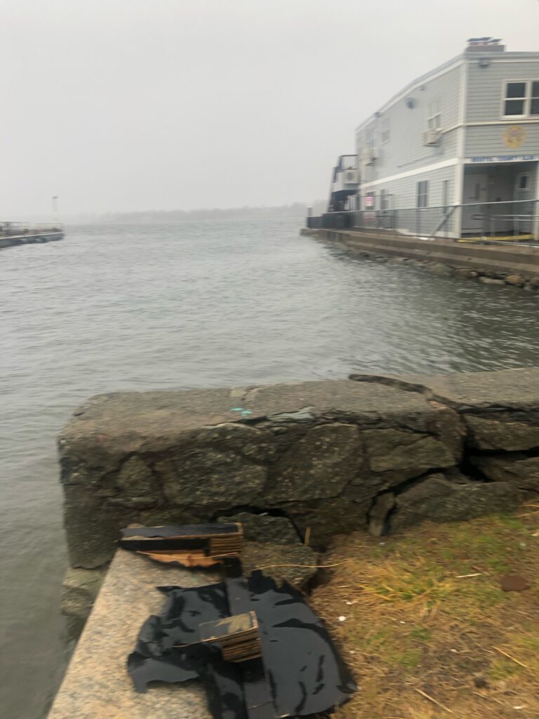 a building on a rocky shore (MyCoast AI)