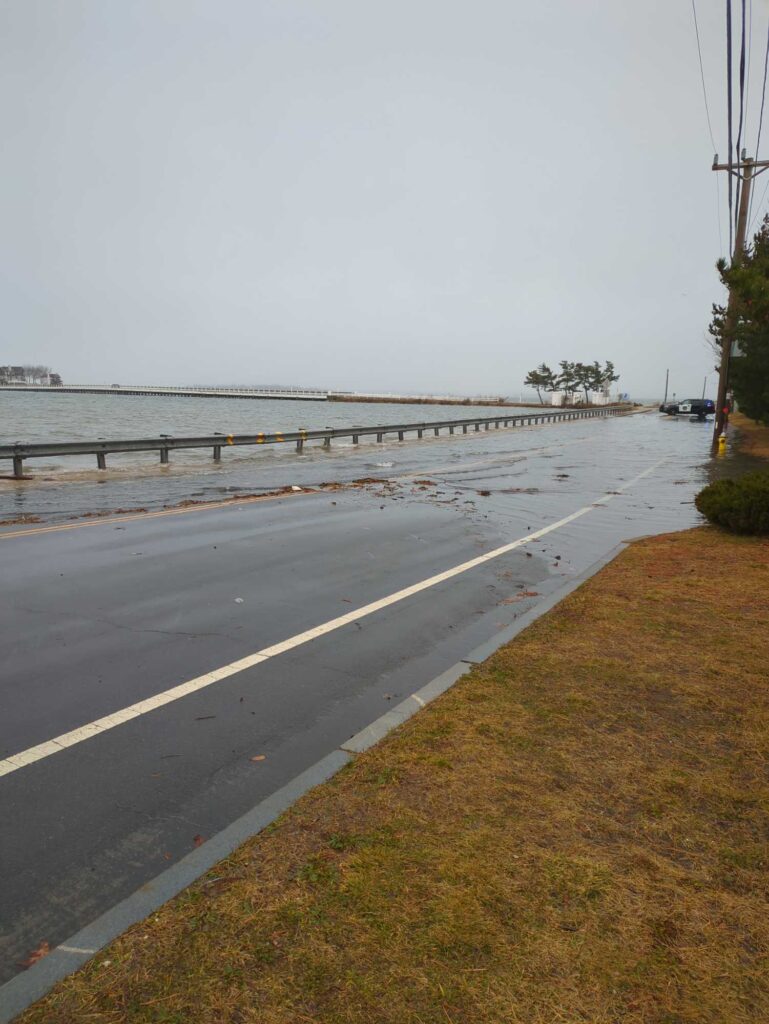 a road next to a body of water (MyCoast AI)