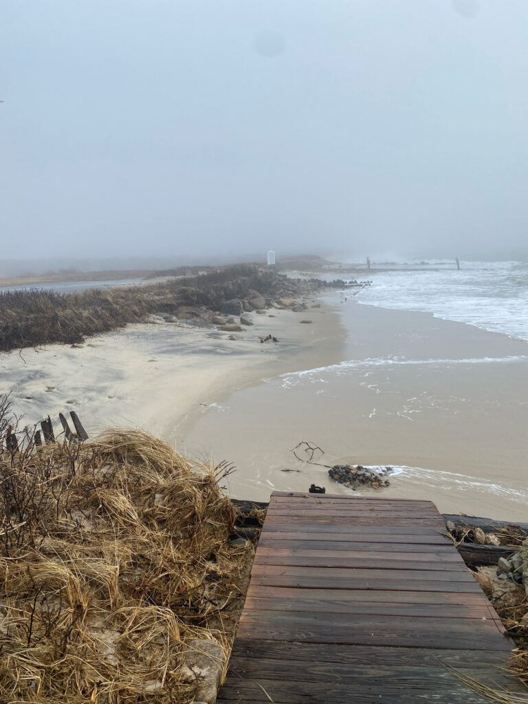 a boardwalk leading to a beach (MyCoast AI)