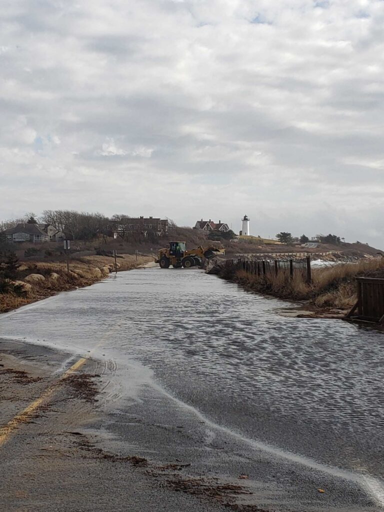 a river with a tractor on it (MyCoast AI)