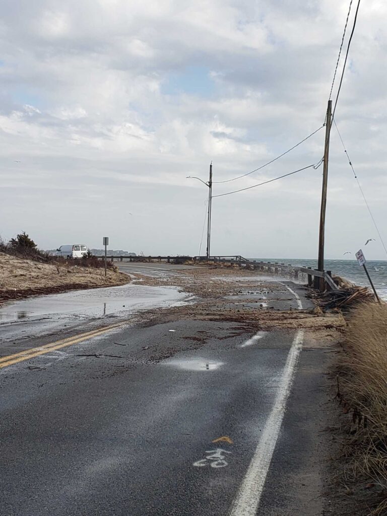 a road with water on the side (MyCoast AI)