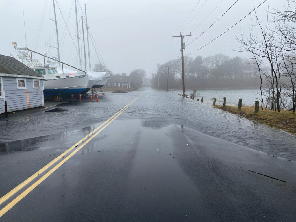 a road with water on the side (MyCoast AI)
