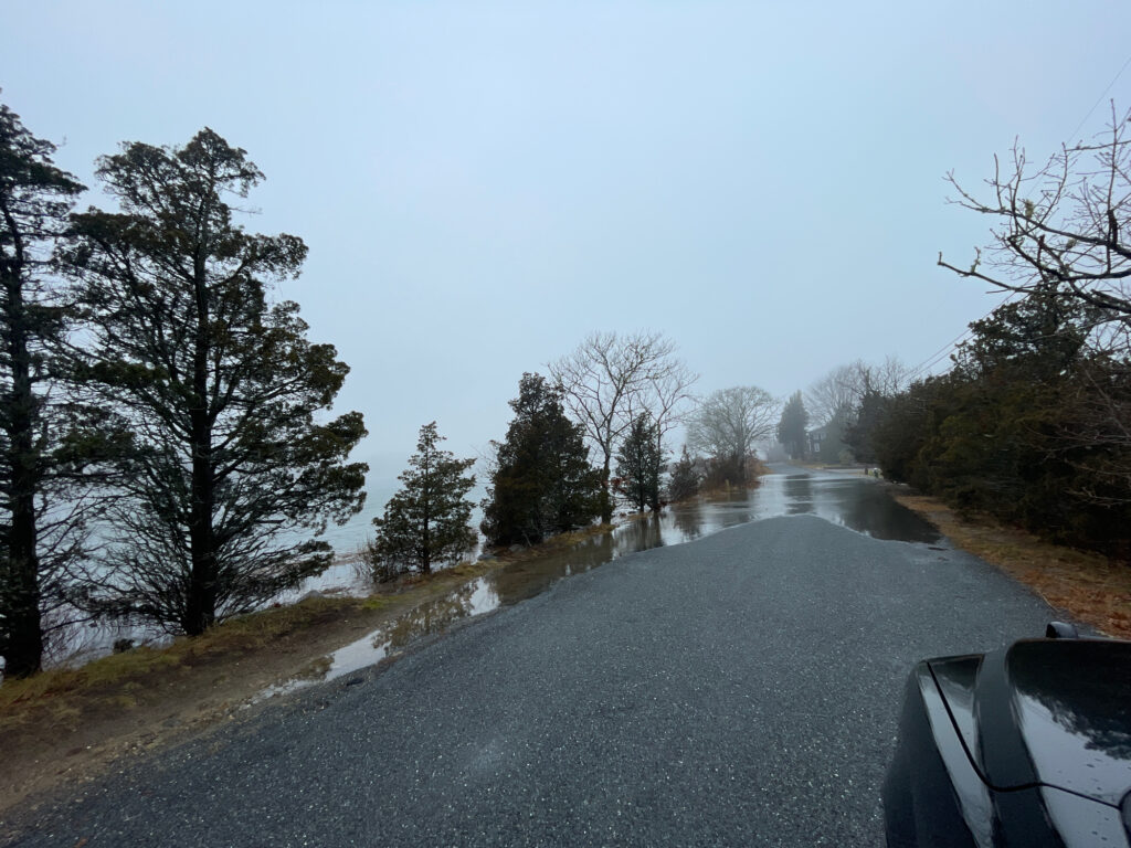 a road with snow on the side (MyCoast AI)
