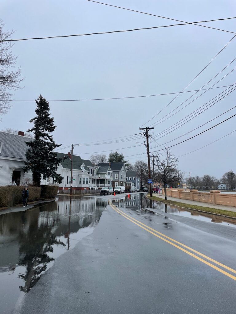 a road with water on the side (MyCoast AI)