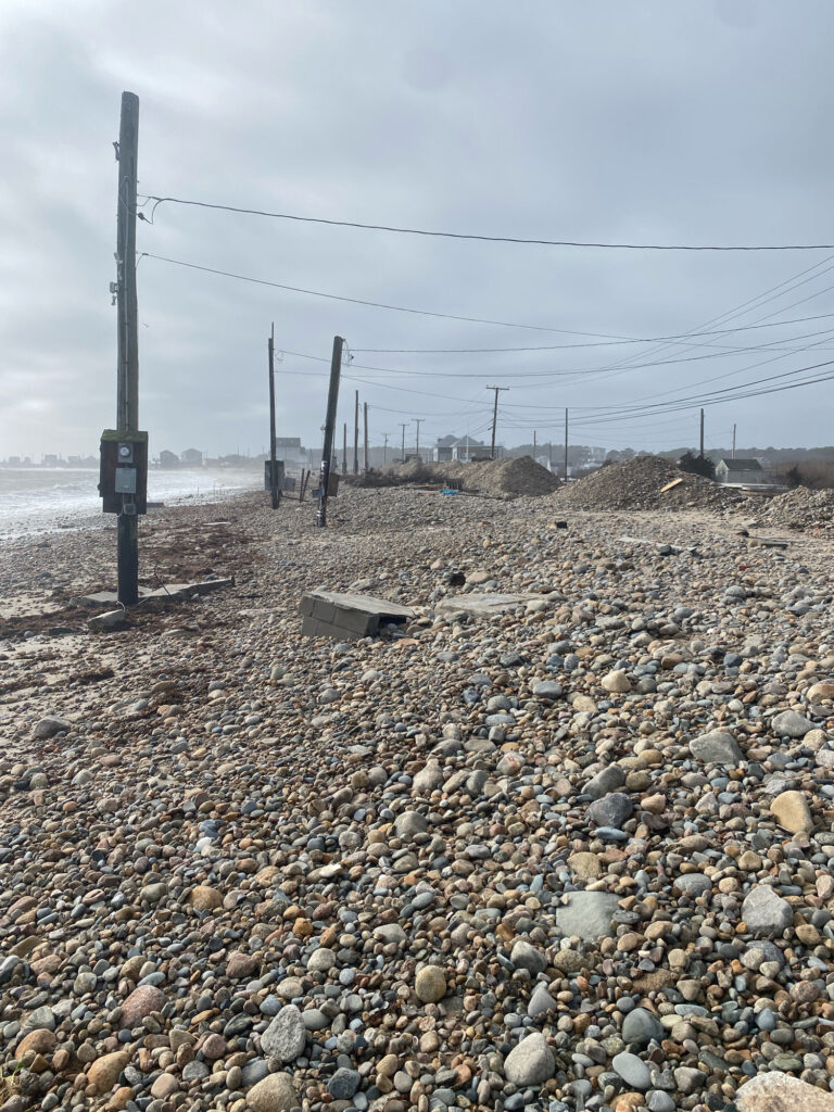a rocky area with power lines (MyCoast AI)