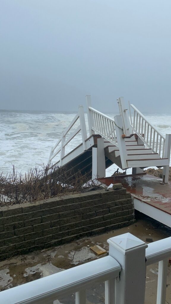 a deck overlooking the ocean (MyCoast AI)