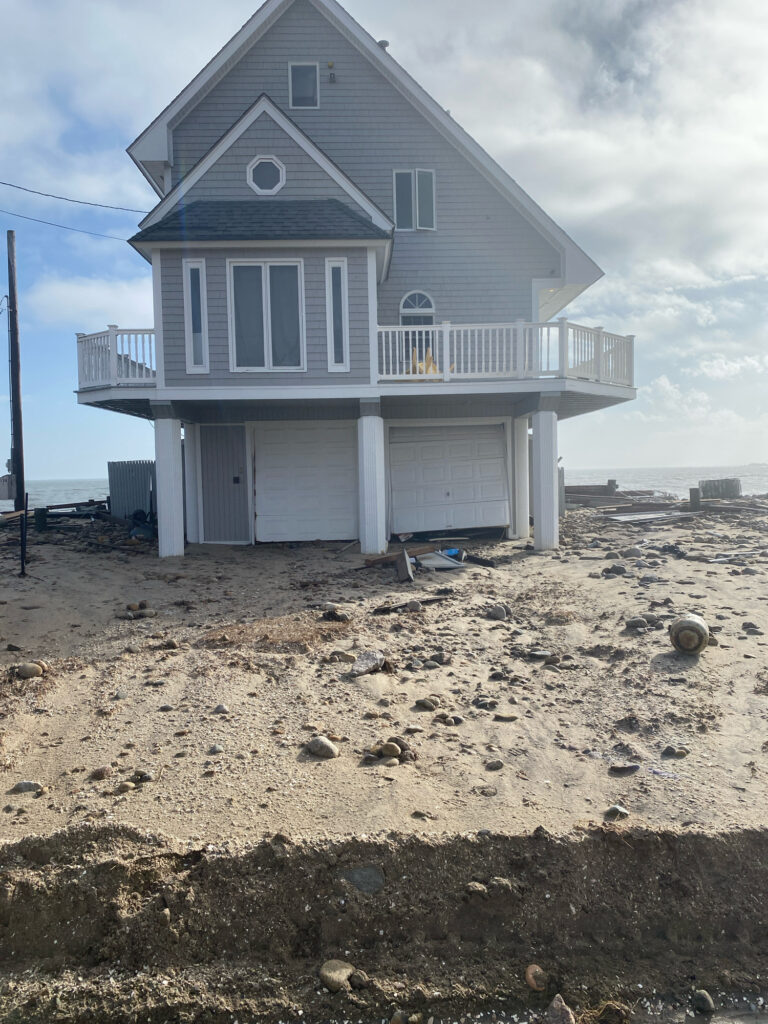a house on a beach (MyCoast AI)