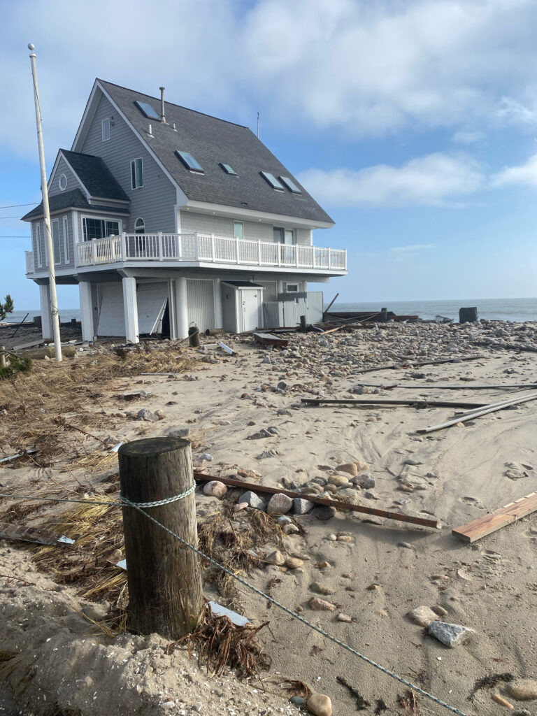 a house on a beach (MyCoast AI)