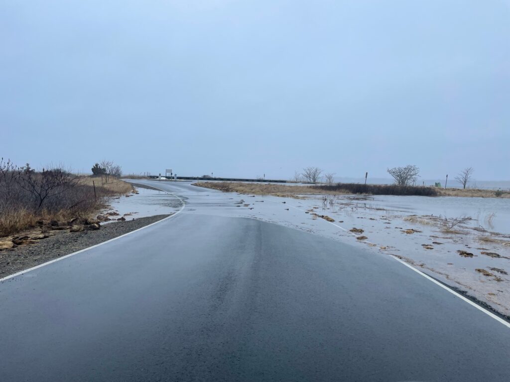 a road with snow on the side (MyCoast AI)