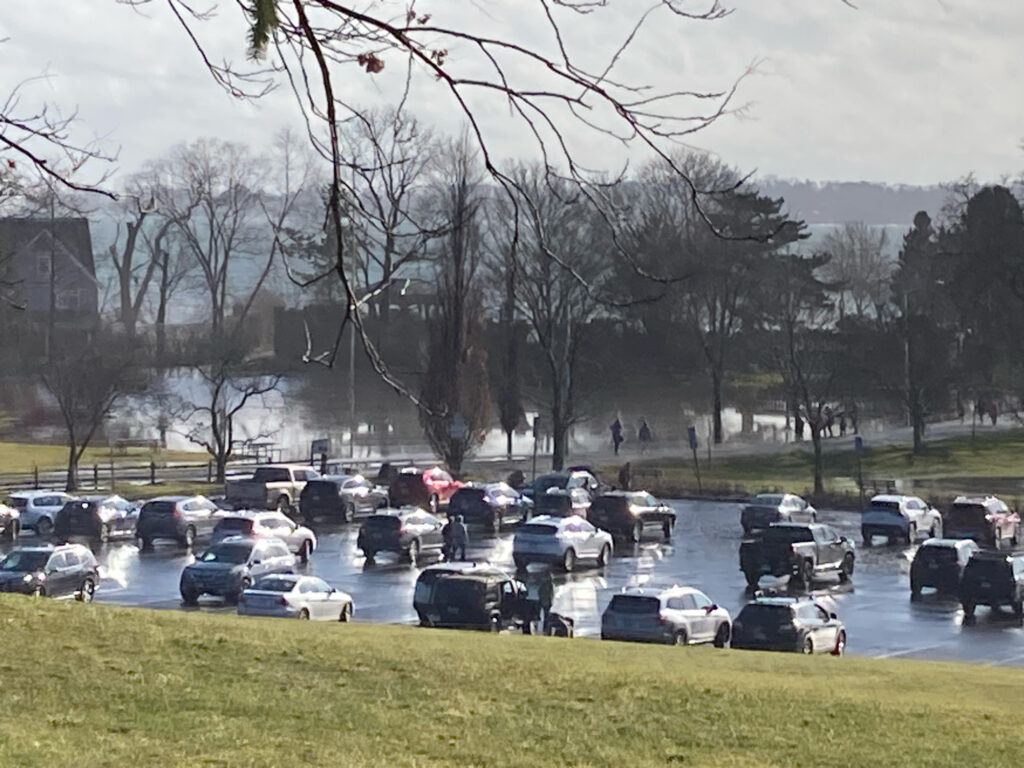 a parking lot full of cars (MyCoast AI)