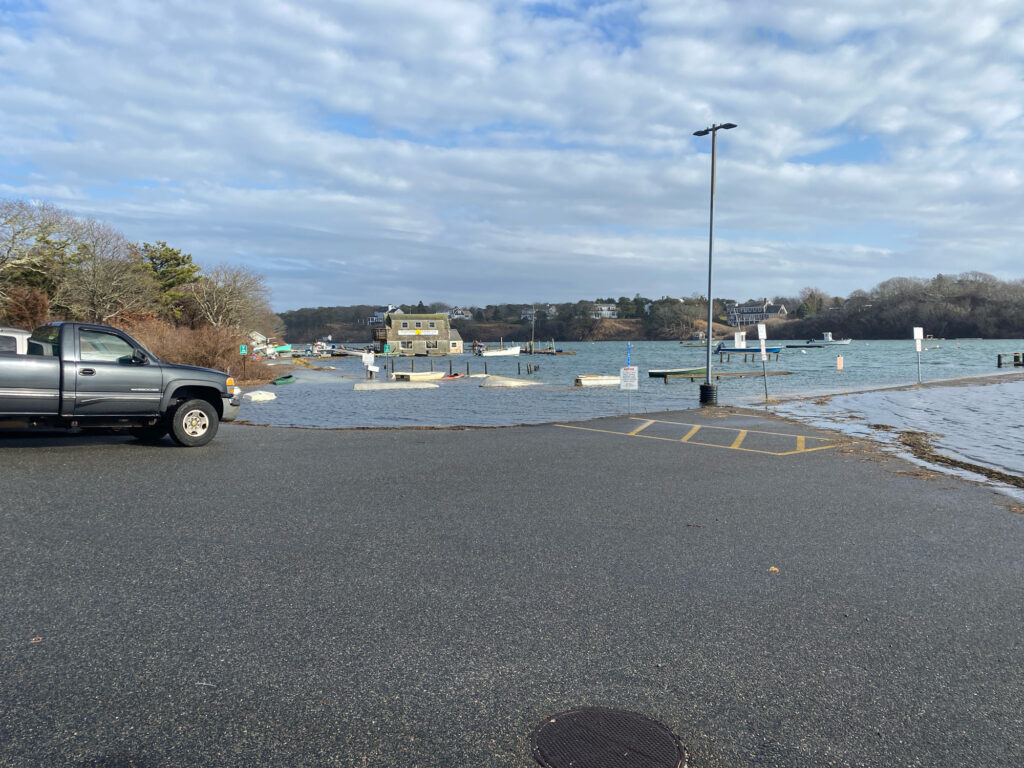a truck parked next to a body of water (MyCoast AI)