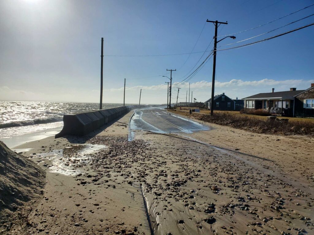 a road with water on the side (MyCoast AI)