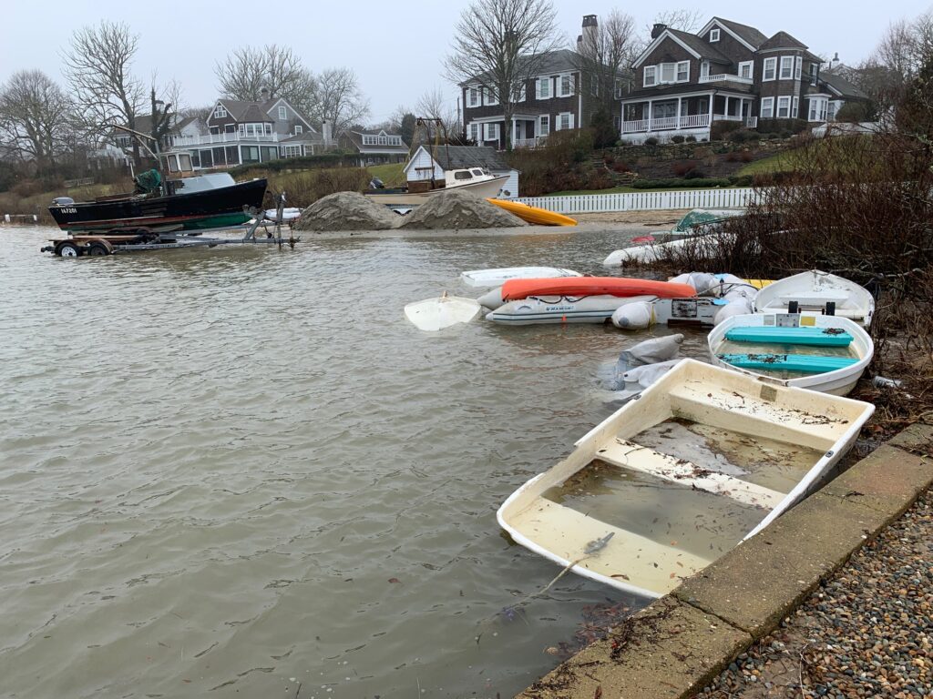 a group of boats on a river (MyCoast AI)